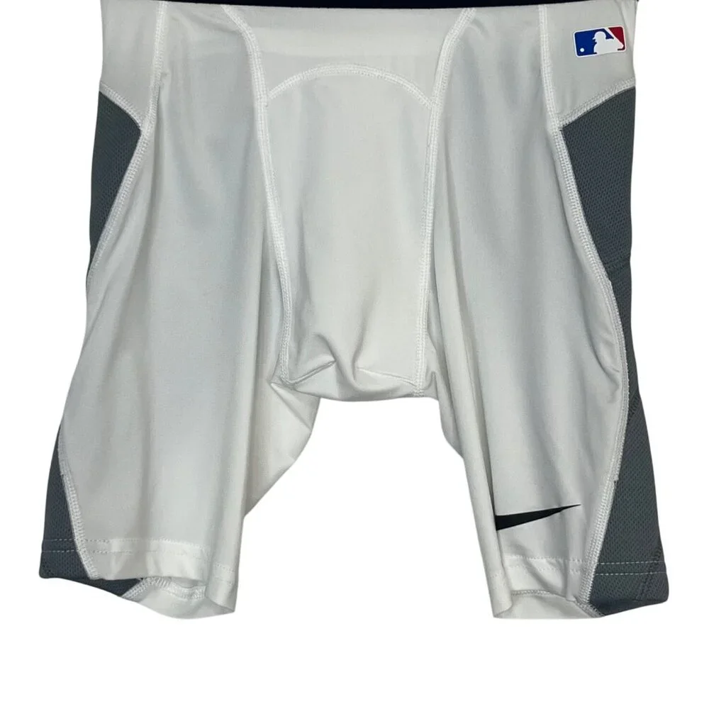 Nike Pro Kids Hyperstrong‎ Authentic MLB Compression Shorts Boys Medium White